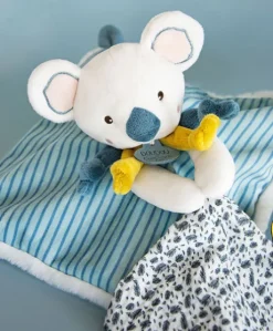 Doudou plat Yoca le koala - 25 cm