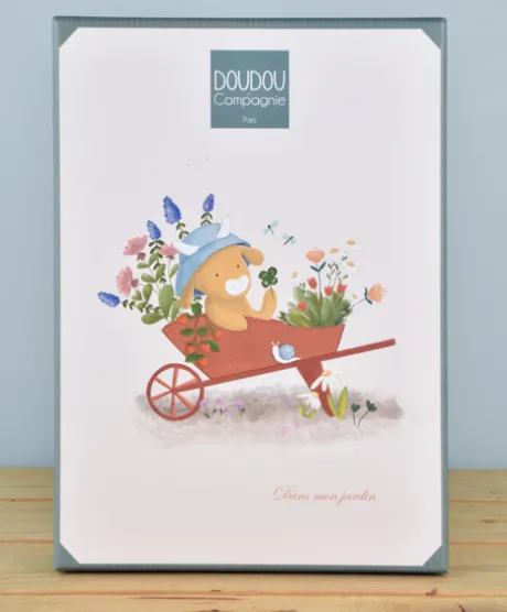 Doudou vache - Doudou plat Aneth - 27 cm