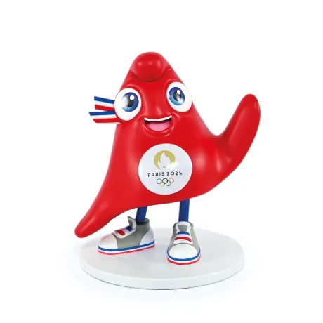 Duo de Figurines Mascottes Officielles JO Paris 2024