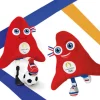 Duo de peluches mascottes Olympique et mascotte Paralympique JO paris 2024 - 23 CM