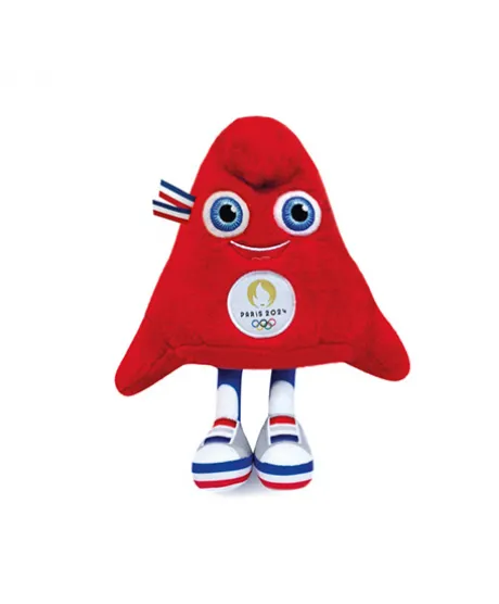 Duo de peluches mascottes Olympique et mascotte Paralympique JO paris 2024 - 23 CM