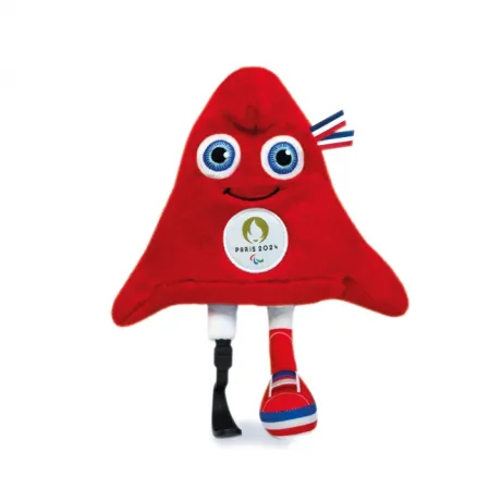 Duo de peluches mascottes Olympique et mascotte Paralympique JO paris 2024 - 23 CM