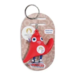 Duo de Porte-clés JO Paris 2024 - Mascotte Olympique et Paralympique - 7 cm