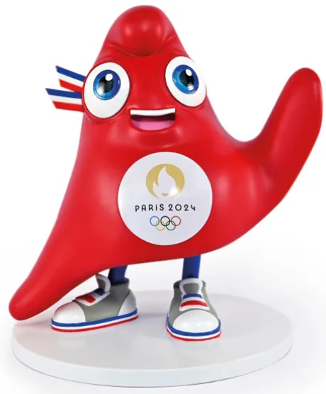 Figurine Mascotte Officielle Olympique JO Paris 2024
