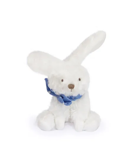 Lapin blanc avec chouchou -12 cm - Modèle aléatoire