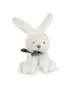 Lapin blanc avec chouchou -12 cm - Modèle aléatoire