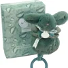 Lapin DOUDOU® - boite à musique lapin - 20 cm - Vert