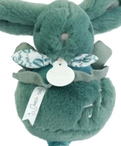 Lapin DOUDOU® - boite à musique lapin - 20 cm - Vert