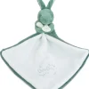 Lapin DOUDOU® - Doudou Lapin mouchoir- 10 cm - Vert