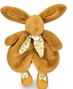 Lapin DOUDOU® - Doudou lapin  Jaune moutarde - 29 cm