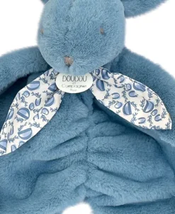 Lapin DOUDOU® - Doudou lapin Bleu - 29 cm