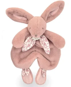 Lapin DOUDOU® - Doudou lapin Rose poudré - 29 cm