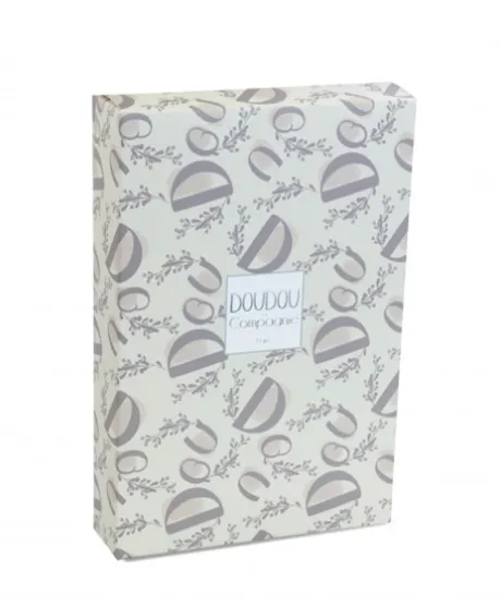 Lapin DOUDOU® - Doudou Lapin mouchoir- 10 cm - Beige