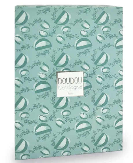 Lapin DOUDOU® - Doudou lapin Vert - 29 cm