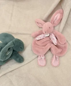 Lapin DOUDOU® - Doudou lapin Rose poudré - 29 cm