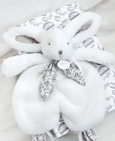 Lapin DOUDOU® - Doudou lapin Blanc - 29 cm
