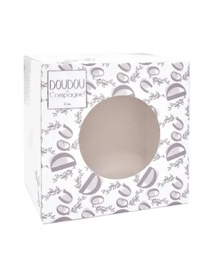 Lapin DOUDOU® - Pantins avec doudou assortis Blanc - 16cm