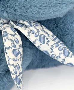 Lapin DOUDOU® - Peluche lapin Bleu - 25 cm