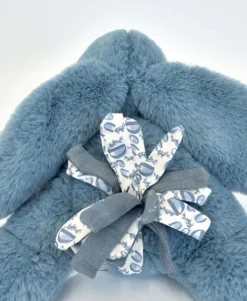 Lapin DOUDOU® - Peluche lapin Bleu - 25 cm