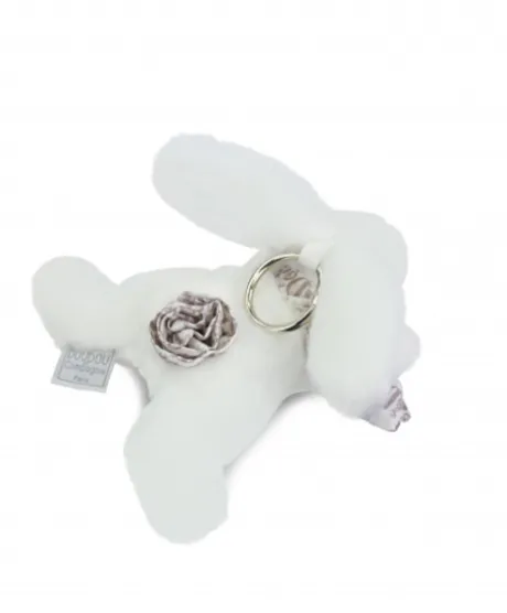 Lapin DOUDOU® - Porte-clés - Blanc