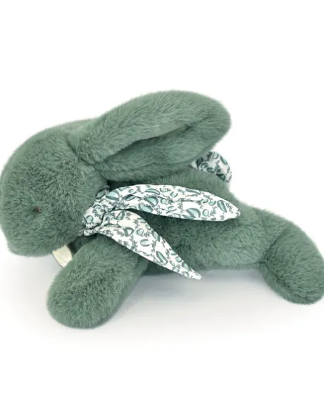Lapin DOUDOU® Vert - Peluche lapin - 25 cm