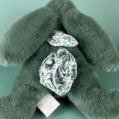 Lapin DOUDOU® Vert - Peluche lapin - 25 cm