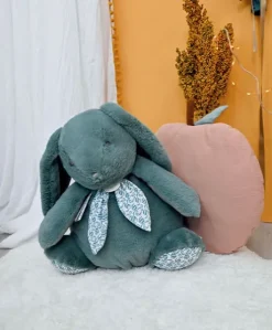 Lapin géant - LAPIN DOUDOU 42 cm - Vert