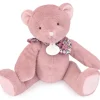 L'Ours Doudou® - Ours en peluche rose - 25 cm