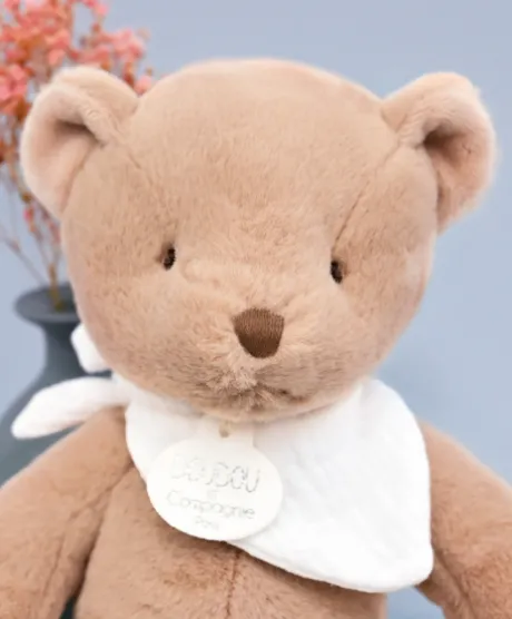 L'Ours Doudou® - Ours en peluche marron clair - 25 cm