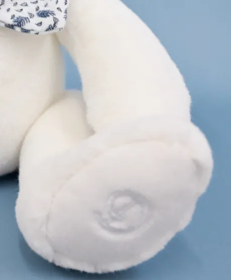 L'Ours Doudou® - Ours en peluche blanc - 25 cm