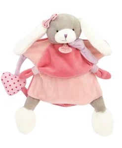 Marionnette à main Chien Toopi girl rose - 28 cm