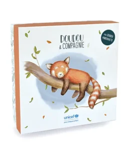 Marionnette à main Panda roux - 25 cm - Unicef