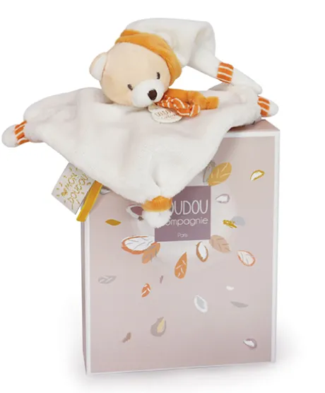 Mini doudou ours beige - 20 cm