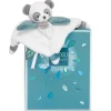 Mini doudou Panda gris - 20 cm