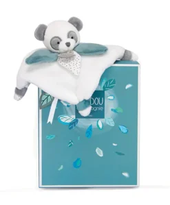 Mini doudou Panda gris - 20 cm