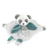 Mini doudou Panda plat gris - 20 cm - Sans boite