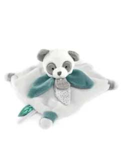 Mini doudou Panda plat gris - 20 cm - Sans boite