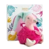Mini peluche boule Flamant Rose -  Minizoo - 15 cm