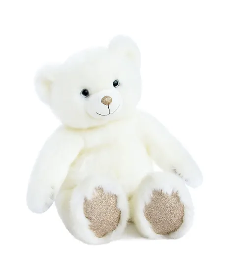 Ours Collection blanc poudré - 60 cm