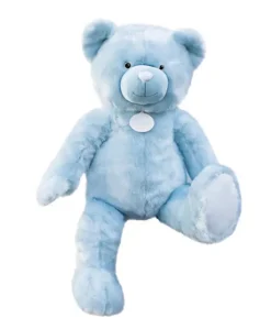 Ours en peluche bleu glaçé- Collection- 120 cm