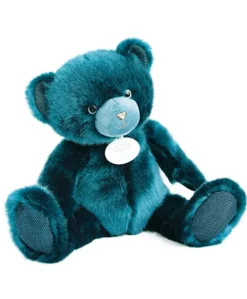 Ours en peluche bleu paon - Collection - 37 cm