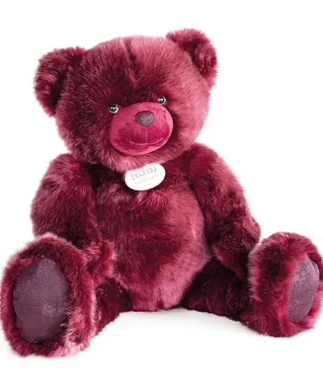 Ours en peluche bois de rose - Collection - 80 cm