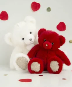 Ours en peluche rouge baiser- Collection - 30 cm