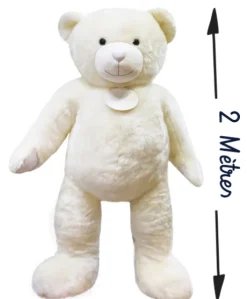 Ours Geant blanc poudré Collection XXXXL 200 cm