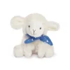 Peluche agneau blanc avec chouchou - 12 cm - Modèle aléatoire