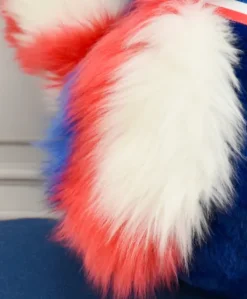 Peluche coq bleu marine - 24 cm - Fabriqué en France