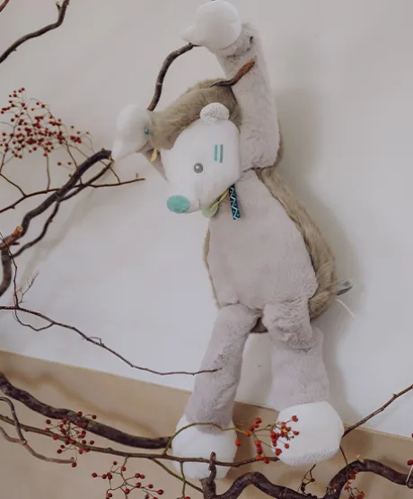 Peluche géante Hérisson gris Tiwipi - 60 cm