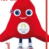 Peluche géante Mascotte Officielle Jeux Olympiques Paris 2024 - 150 cm