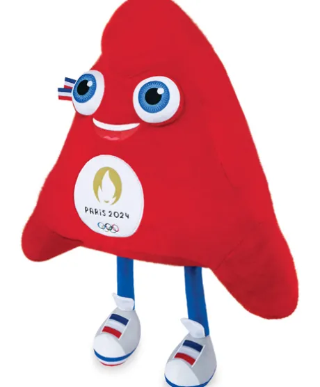 Peluche Géante Mascotte Officielle Jeux Olympiques Paris 2024 - 80 cm