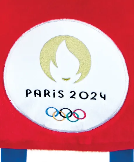 Peluche Géante Mascotte Officielle Jeux Olympiques Paris 2024 - 80 cm